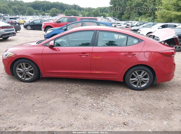 5NPD84LF4HH211704 2017 HYUNDAI ELANTRA Red 360 interior view