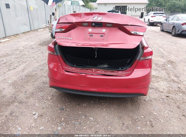5NPD84LF4HH211704 2017 HYUNDAI ELANTRA Red 