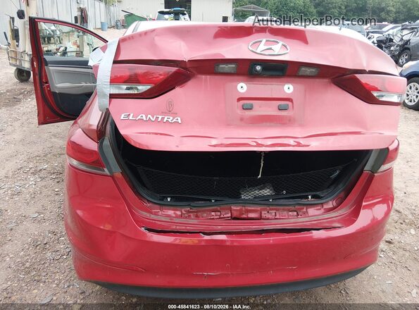 5NPD84LF4HH211704 2017 HYUNDAI ELANTRA Red 