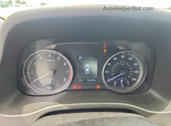 5NPD84LF4JH220313 2018 HYUNDAI ELANTRA Silver Вид щитка приладів