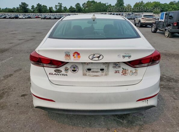 5NPD84LF4JH237788 2018 HYUNDAI ELANTRA White Հետևի տեսք