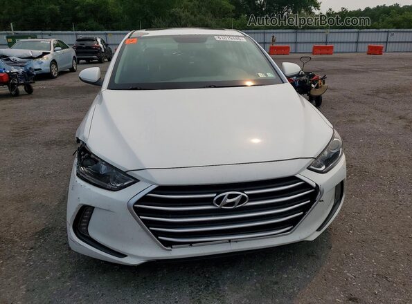 5NPD84LF4JH237788 2018 HYUNDAI ELANTRA White Դիմացի տեսք