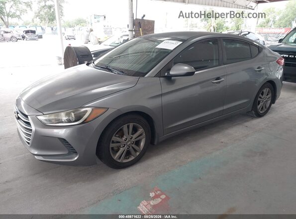 5NPD84LF4JH291477 2018 HYUNDAI ELANTRA Gray Front left