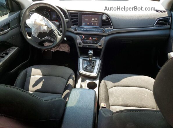 5NPD84LF4JH302199 2018 HYUNDAI ELANTRA White Vista del salpicadero