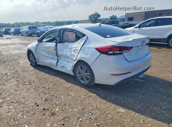 5NPD84LF4JH310044 2018 HYUNDAI ELANTRA White Rear left