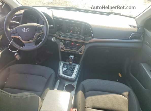 5NPD84LF4JH310044 2018 HYUNDAI ELANTRA White Dashboard view
