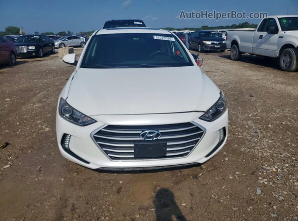 5NPD84LF4JH310044 2018 HYUNDAI ELANTRA White Front view