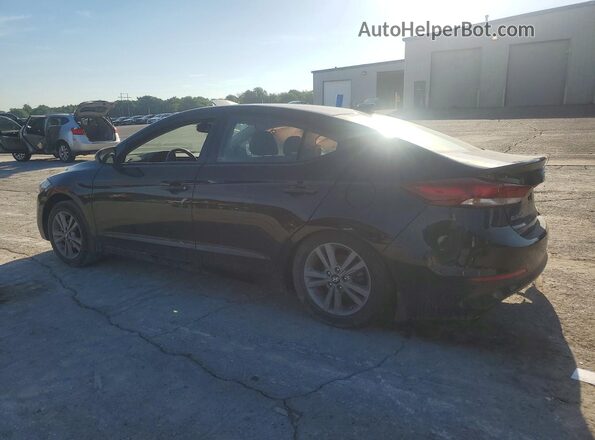 5NPD84LF4JH320802 2018 HYUNDAI ELANTRA Black Tył lewy