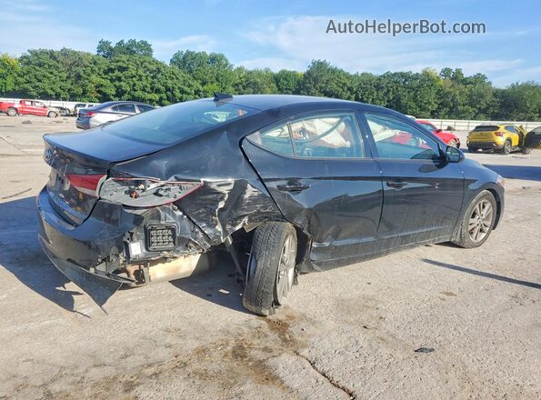 5NPD84LF4JH320802 2018 HYUNDAI ELANTRA Black Tył prawy