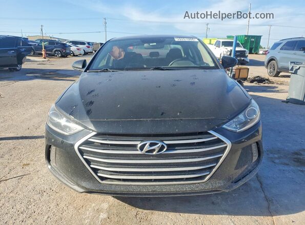 5NPD84LF4JH320802 2018 HYUNDAI ELANTRA Black Widok z przodu