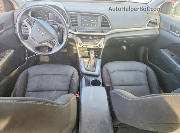 5NPD84LF4JH320802 2018 HYUNDAI ELANTRA Black Widok deski rozdzielczej