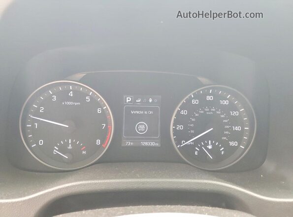 5NPD84LF4JH320833 2018 HYUNDAI ELANTRA Белый Вид щитка приборов