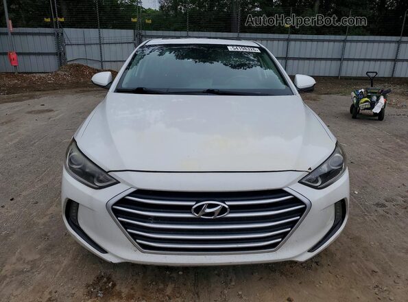 5NPD84LF4JH320833 2018 HYUNDAI ELANTRA Белый Вид спереди
