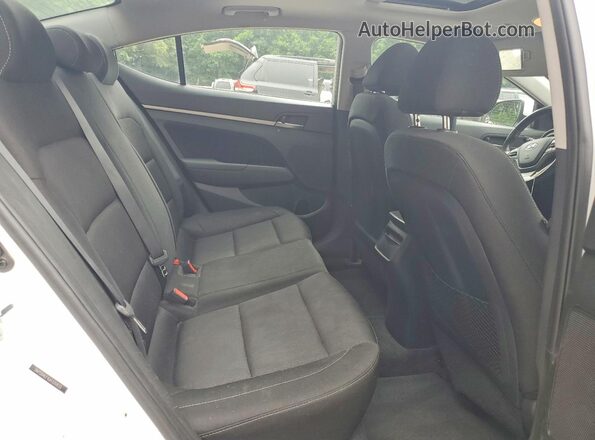 5NPD84LF4JH320833 2018 HYUNDAI ELANTRA Белый Вид задних сидений