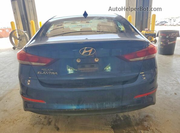 5NPD84LF4JH341648 2018 HYUNDAI ELANTRA Blue უკანა ხედი
