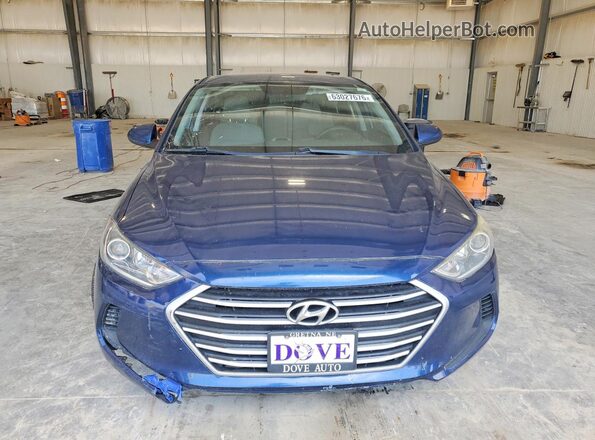 5NPD84LF4JH341648 2018 HYUNDAI ELANTRA Blue წინა ხედი