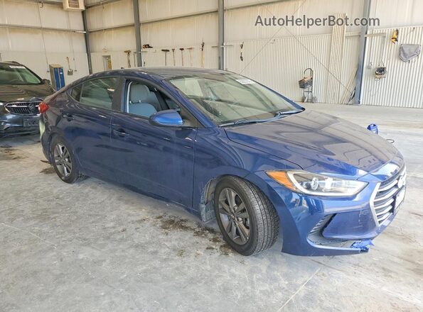 5NPD84LF4JH341648 2018 HYUNDAI ELANTRA Blue წინა მარჯვენა