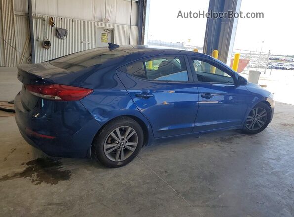 5NPD84LF4JH341648 2018 HYUNDAI ELANTRA Blue უკანა მარჯვენა