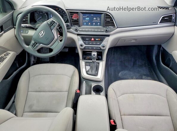 5NPD84LF4JH341648 2018 HYUNDAI ELANTRA Blue წინა პანელის ხედი