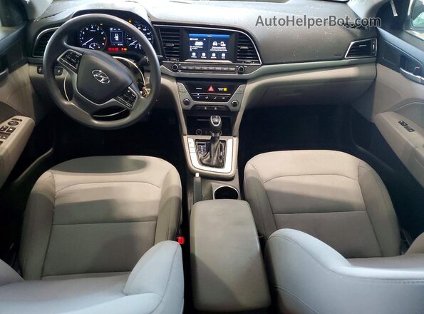 5NPD84LF4JH341651 2018 HYUNDAI ELANTRA Синий Вид панели приборов