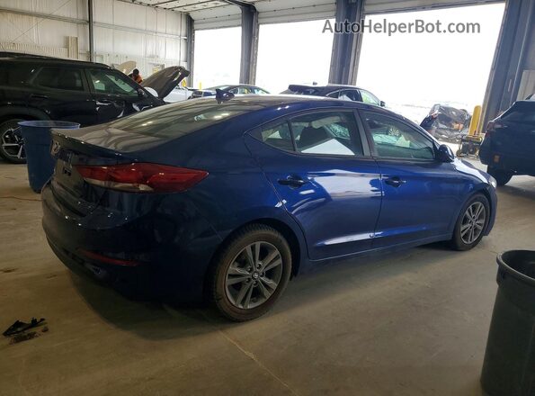 5NPD84LF4JH341651 2018 HYUNDAI ELANTRA Синий Задняя правая четверть