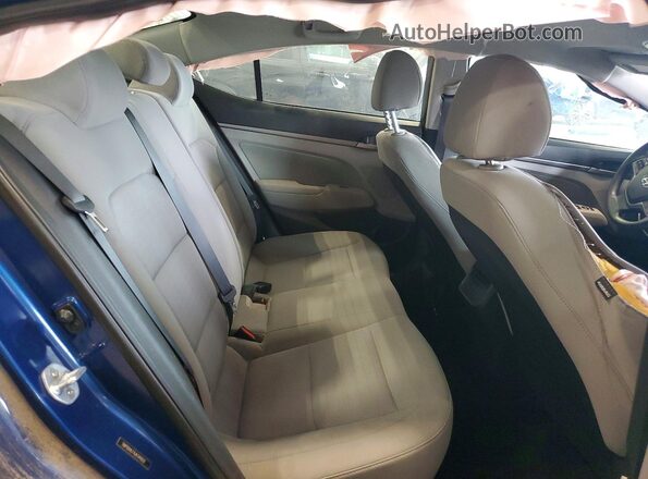 5NPD84LF4JH341651 2018 HYUNDAI ELANTRA Синий Вид задних сидений