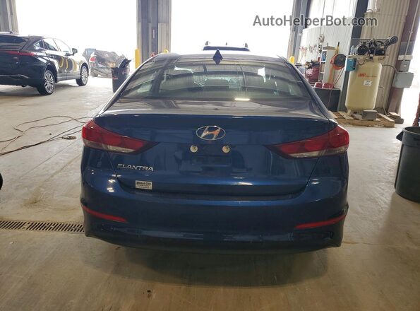 5NPD84LF4JH341651 2018 HYUNDAI ELANTRA Синий Вид сзади