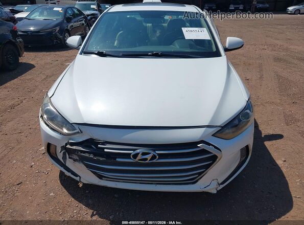 5NPD84LF4JH357784 2018 HYUNDAI ELANTRA Белый Вид спереди