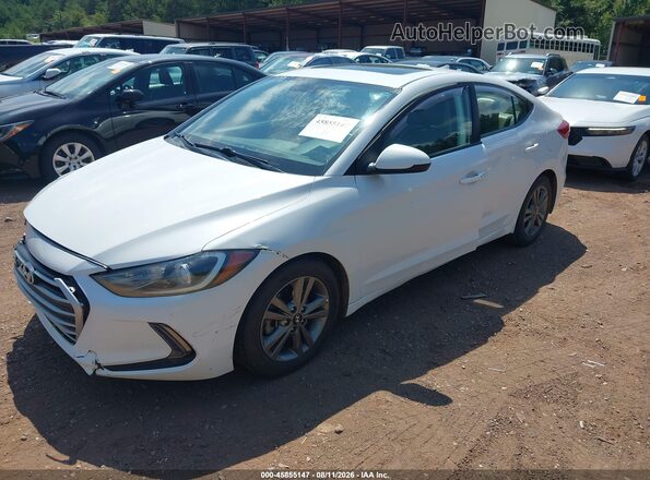 5NPD84LF4JH357784 2018 HYUNDAI ELANTRA Белый Передняя левая четверть