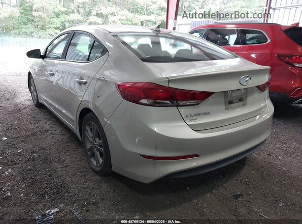 5NPD84LF4JH361494 2018 HYUNDAI ELANTRA Бежевый Задняя левая четверть