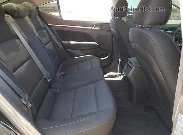5NPD84LF4JH371216 2018 HYUNDAI ELANTRA Black Vista de los asientos traseros