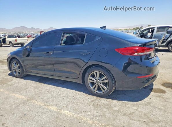 5NPD84LF4JH371216 2018 HYUNDAI ELANTRA Black Trasero izquierdo