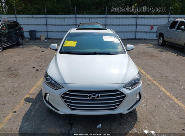 5NPD84LF4JH377565 2018 HYUNDAI ELANTRA White ხელსაწყოთა პანელის ხედი