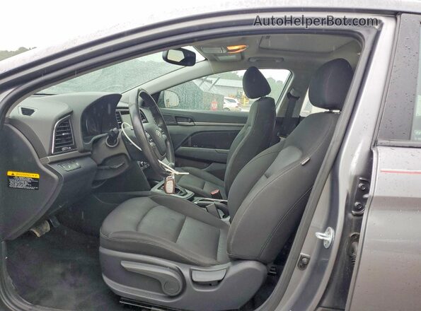 5NPD84LF4JH396276 2018 HYUNDAI ELANTRA Gray Widok wnętrza z przodu