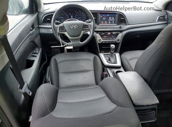 5NPD84LF4JH396276 2018 HYUNDAI ELANTRA Gray Widok deski rozdzielczej