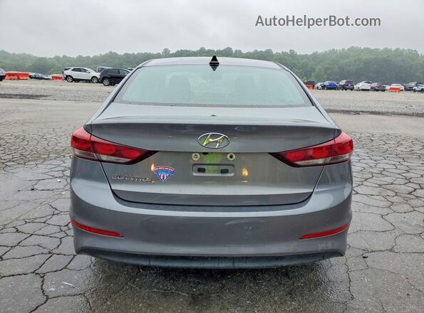 5NPD84LF4JH396276 2018 HYUNDAI ELANTRA Gray Widok z tyłu
