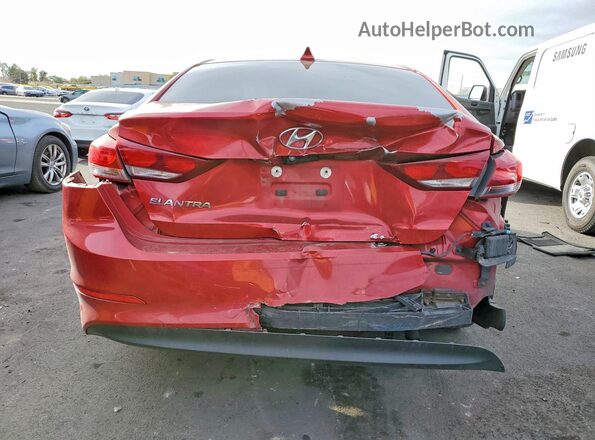 5NPD84LF4JH402626 2018 HYUNDAI ELANTRA Red Vista interior de 360 grados