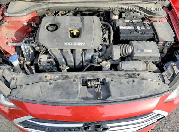 5NPD84LF4JH402626 2018 HYUNDAI ELANTRA Red 