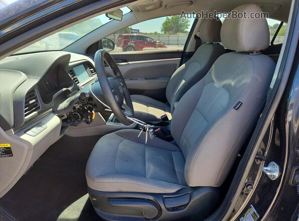5NPD84LF4KH410534 2019 HYUNDAI ELANTRA Black Vista interior delantera