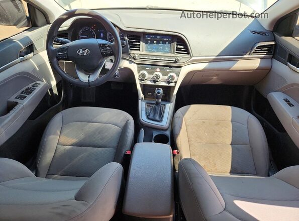 5NPD84LF4KH410534 2019 HYUNDAI ELANTRA Black Vista del salpicadero