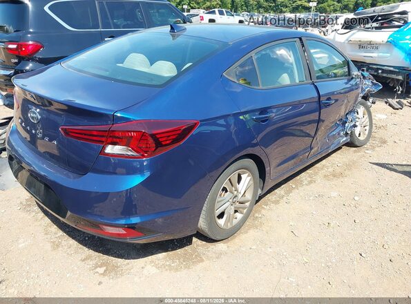 5NPD84LF4KH413112 2019 HYUNDAI ELANTRA Blue Rear right