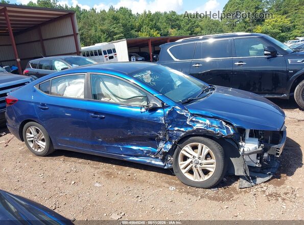 5NPD84LF4KH413112 2019 HYUNDAI ELANTRA Blue 360 interior view