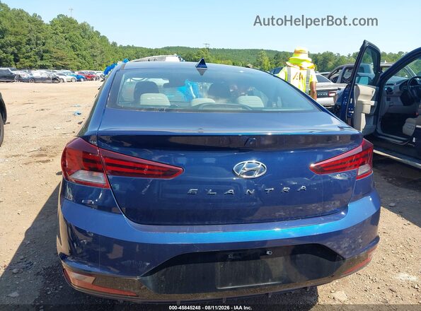 5NPD84LF4KH413112 2019 HYUNDAI ELANTRA Blue 