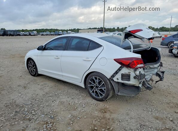 5NPD84LF4KH416270 2019 HYUNDAI ELANTRA Белый Задняя левая четверть