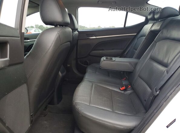 5NPD84LF4KH416270 2019 HYUNDAI ELANTRA Белый Вид задних сидений