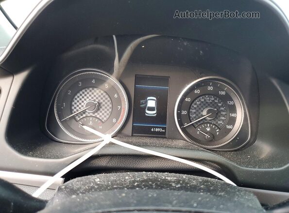 5NPD84LF4KH416270 2019 HYUNDAI ELANTRA Белый Вид щитка приборов