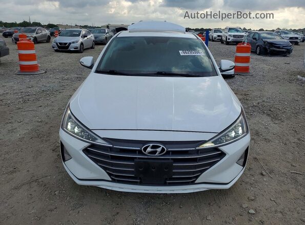 5NPD84LF4KH416270 2019 HYUNDAI ELANTRA Белый Вид спереди