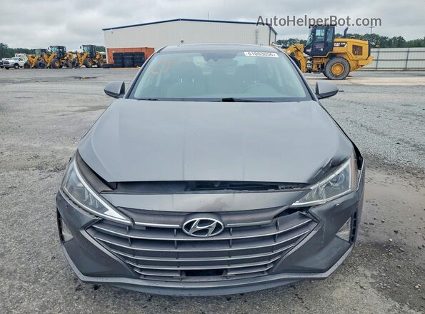 5NPD84LF4KH419587 2019 HYUNDAI ELANTRA Серый Вид спереди