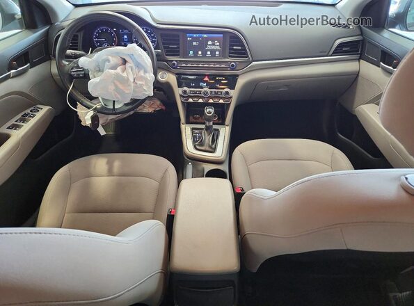 5NPD84LF4KH419587 2019 HYUNDAI ELANTRA Серый Вид панели приборов