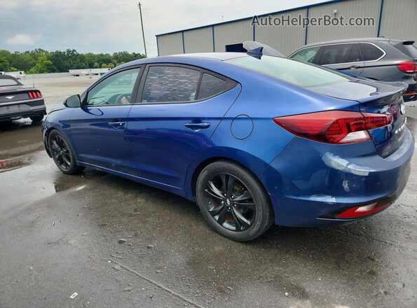 5NPD84LF4KH431691 2019 HYUNDAI ELANTRA Blue Tył lewy